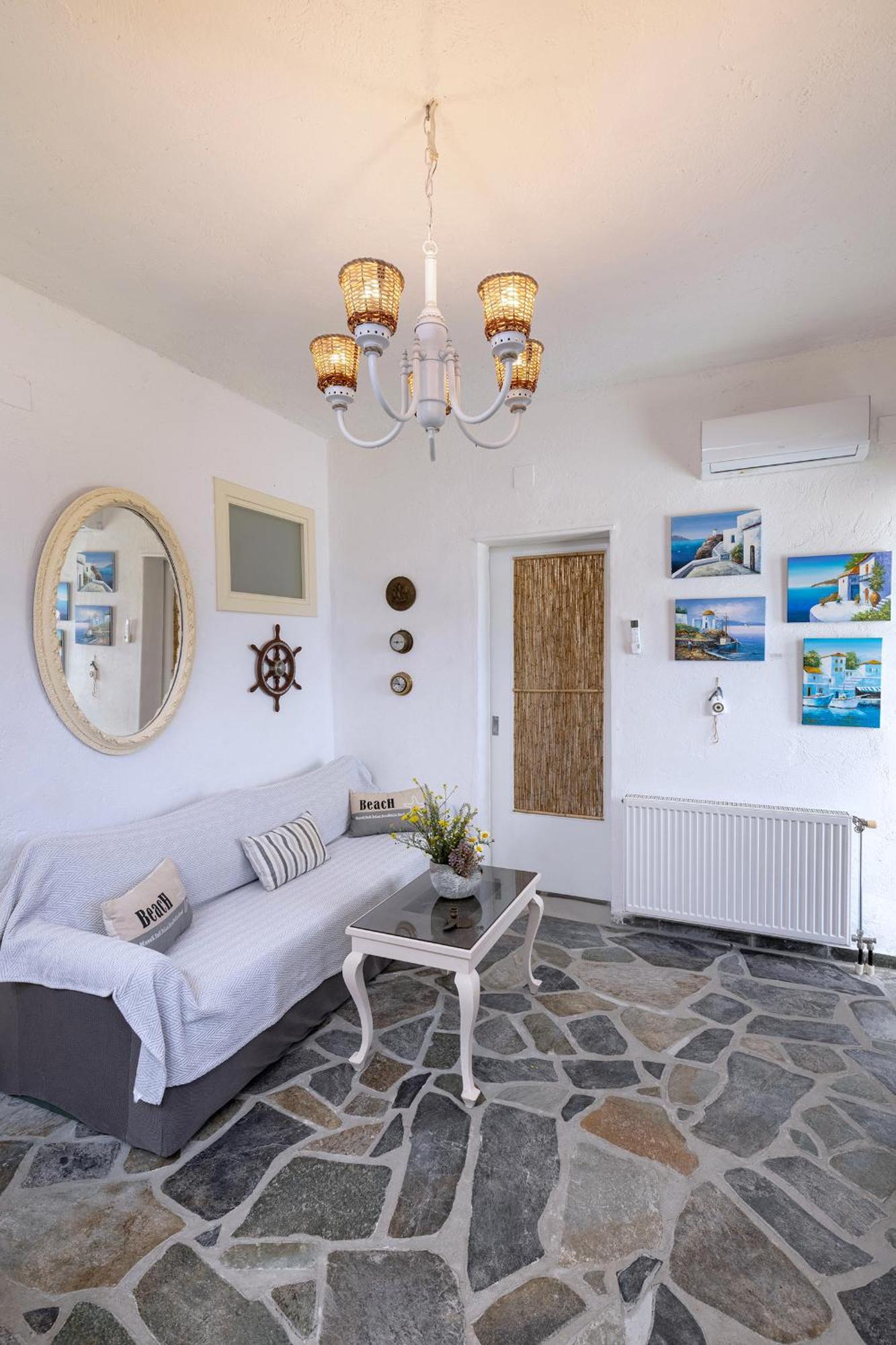 Aegean View - Seaside Apartment In Syros Azolimnos Buitenkant foto