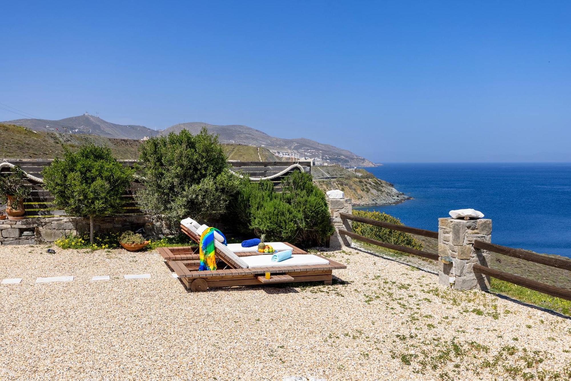 Aegean View - Seaside Apartment In Syros Azolimnos Buitenkant foto