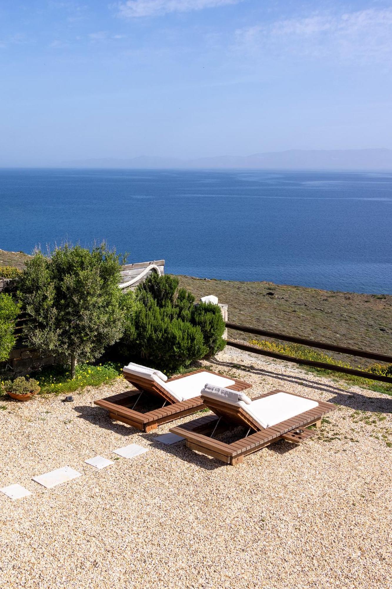 Aegean View - Seaside Apartment In Syros Azolimnos Buitenkant foto
