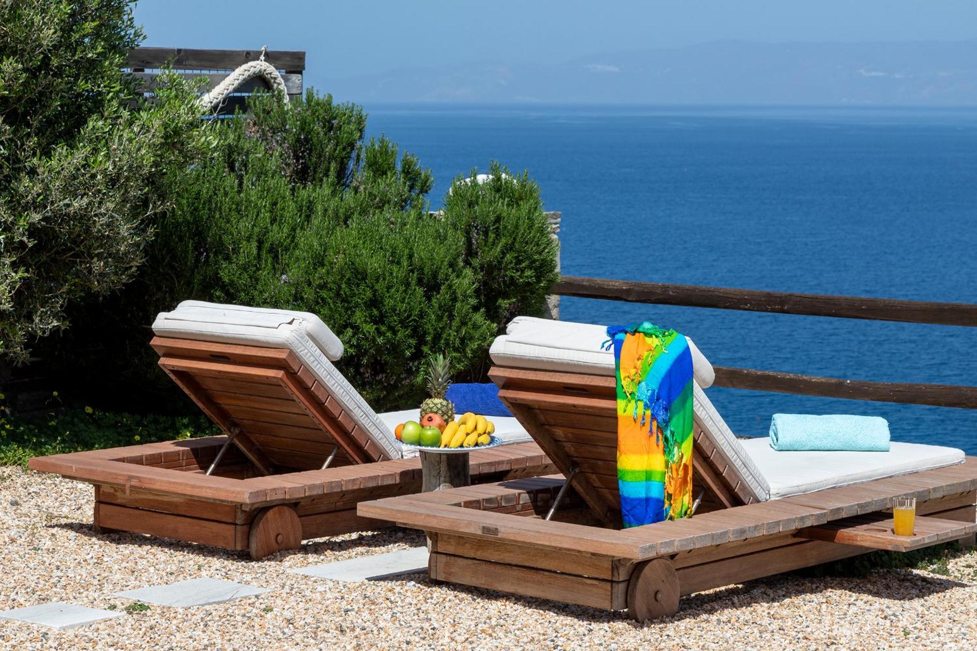 Aegean View - Seaside Apartment In Syros Azolimnos Buitenkant foto