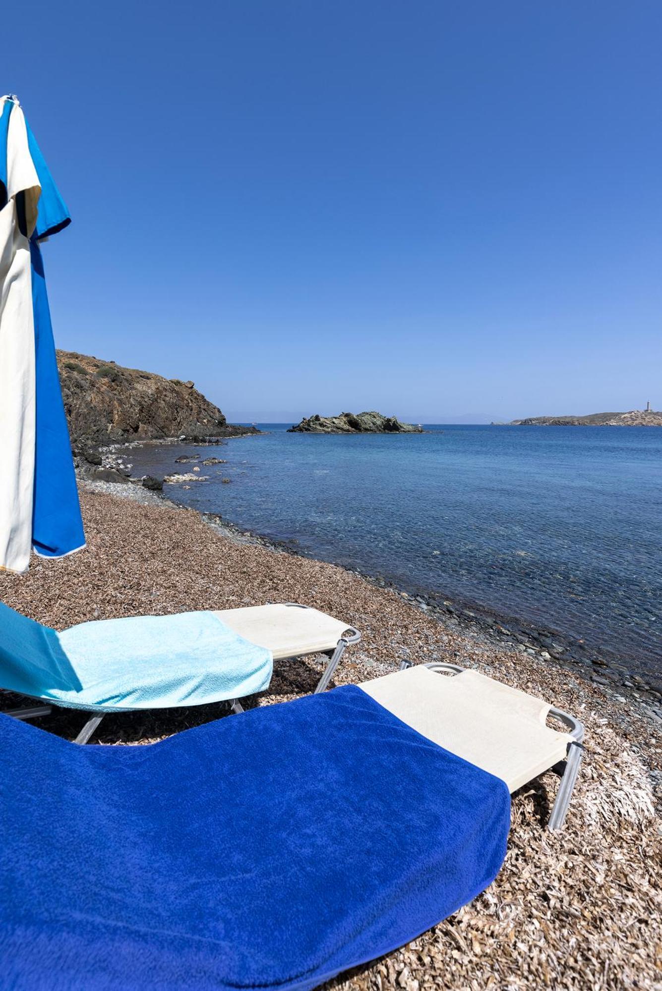 Aegean View - Seaside Apartment In Syros Azolimnos Buitenkant foto