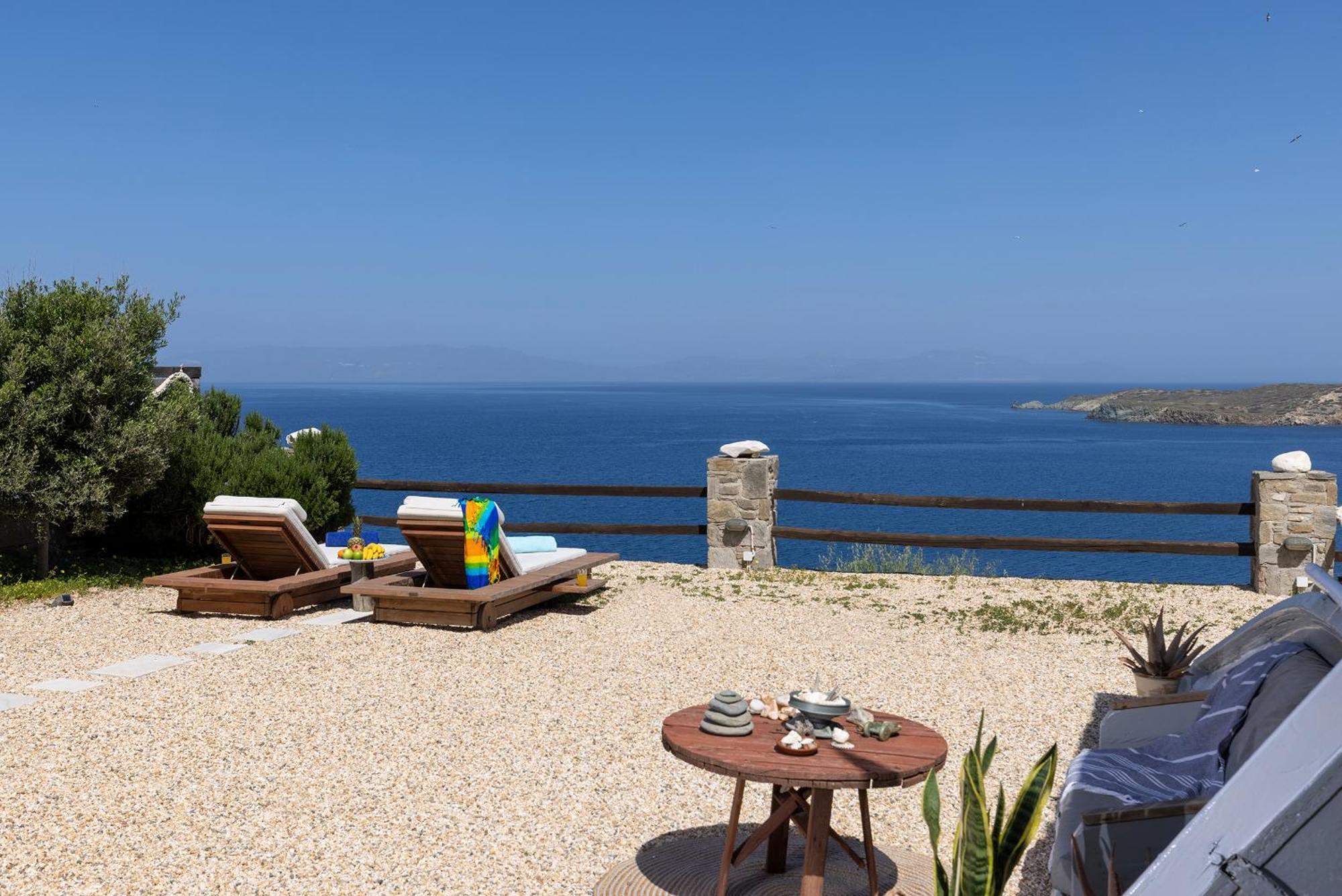 Aegean View - Seaside Apartment In Syros Azolimnos Buitenkant foto