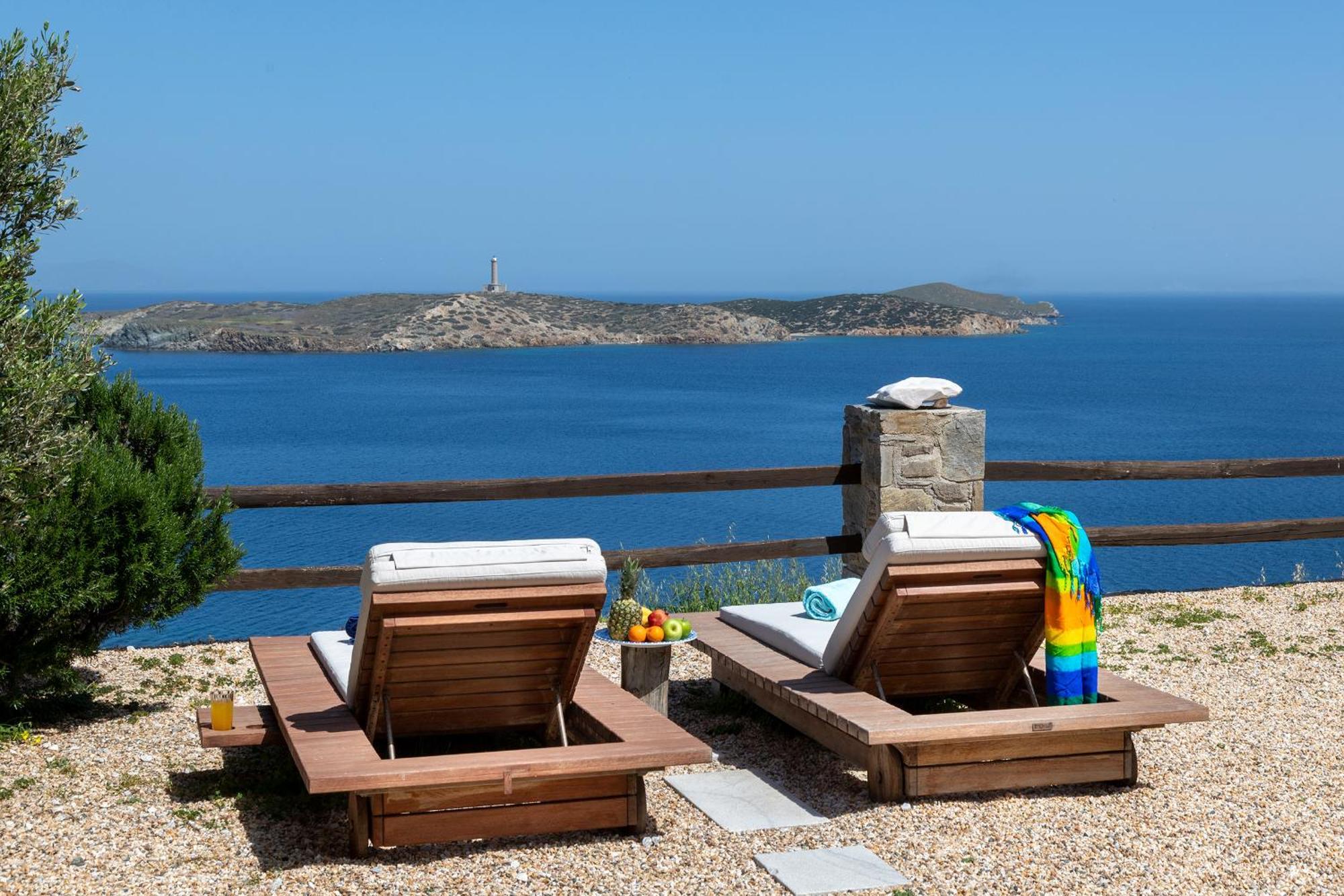Aegean View - Seaside Apartment In Syros Azolimnos Buitenkant foto