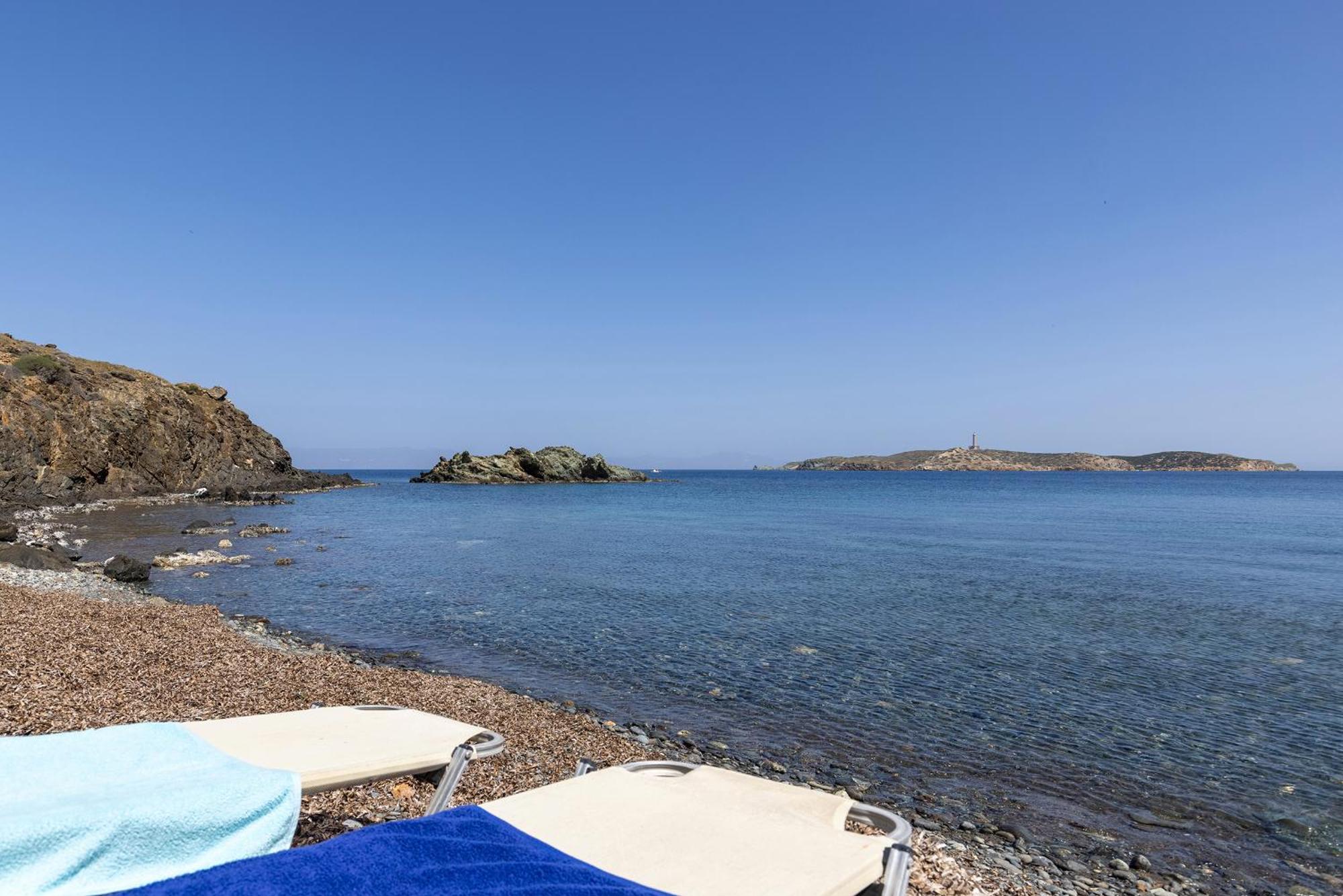 Aegean View - Seaside Apartment In Syros Azolimnos Buitenkant foto