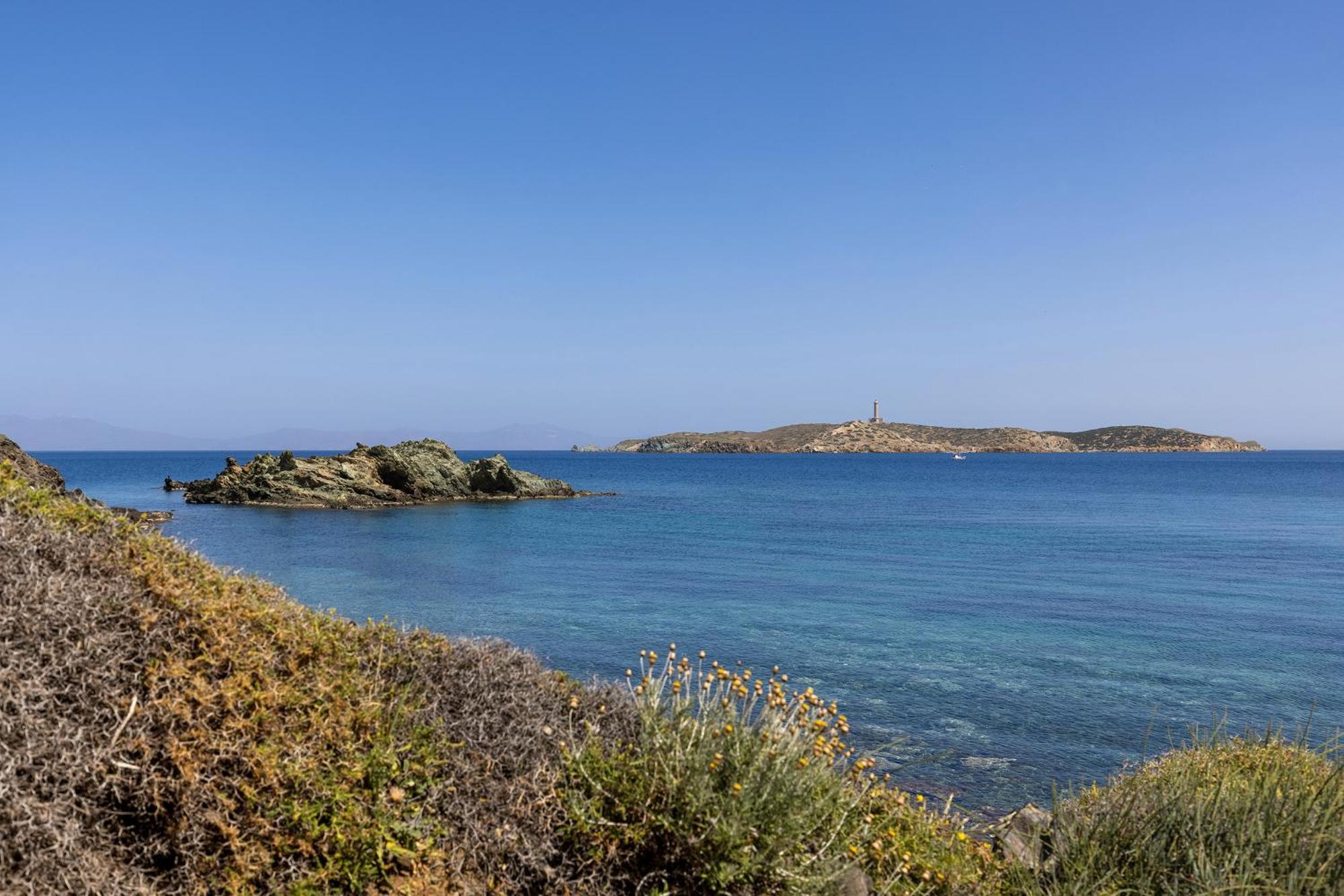 Aegean View - Seaside Apartment In Syros Azolimnos Buitenkant foto