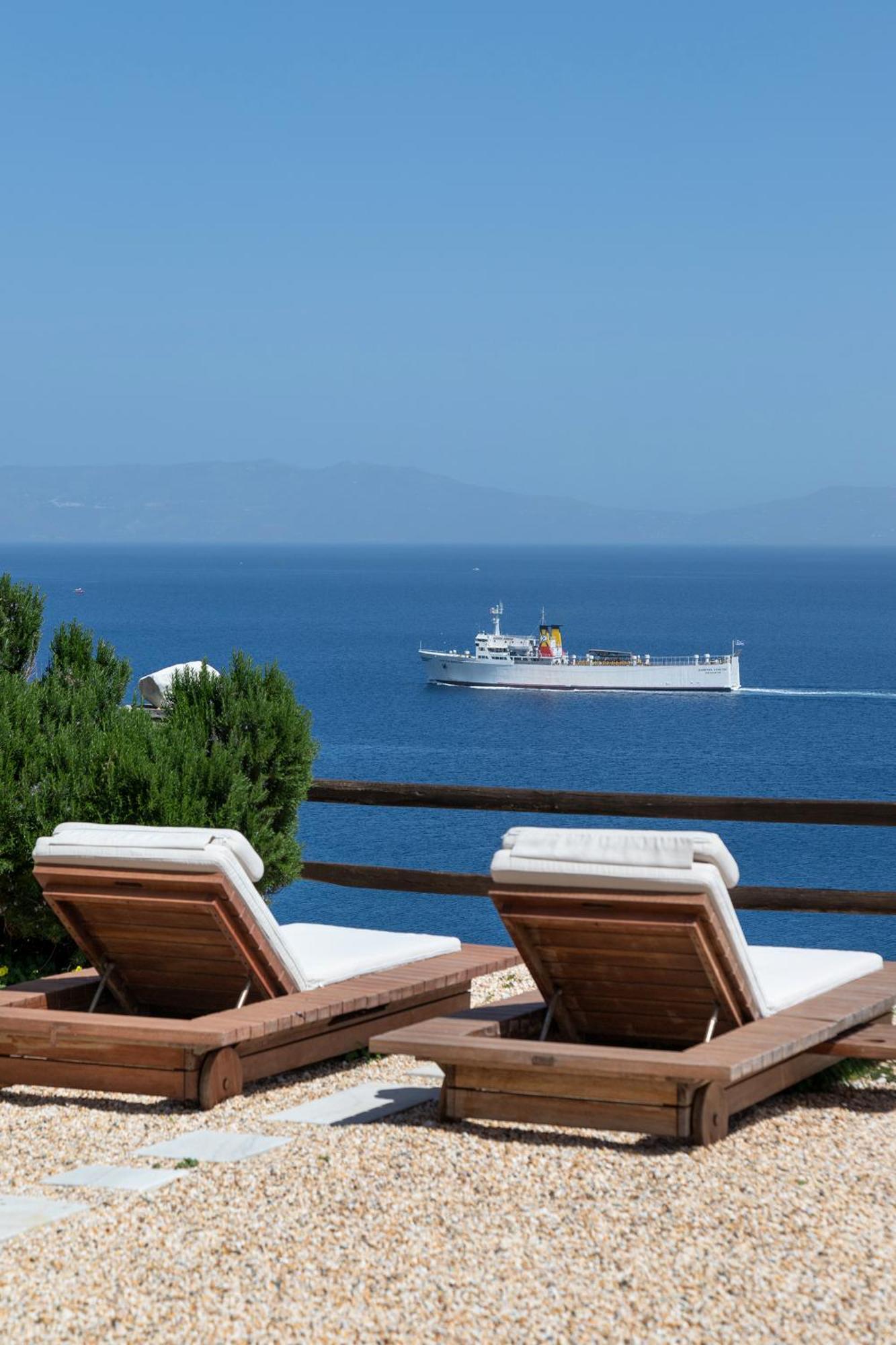 Aegean View - Seaside Apartment In Syros Azolimnos Buitenkant foto